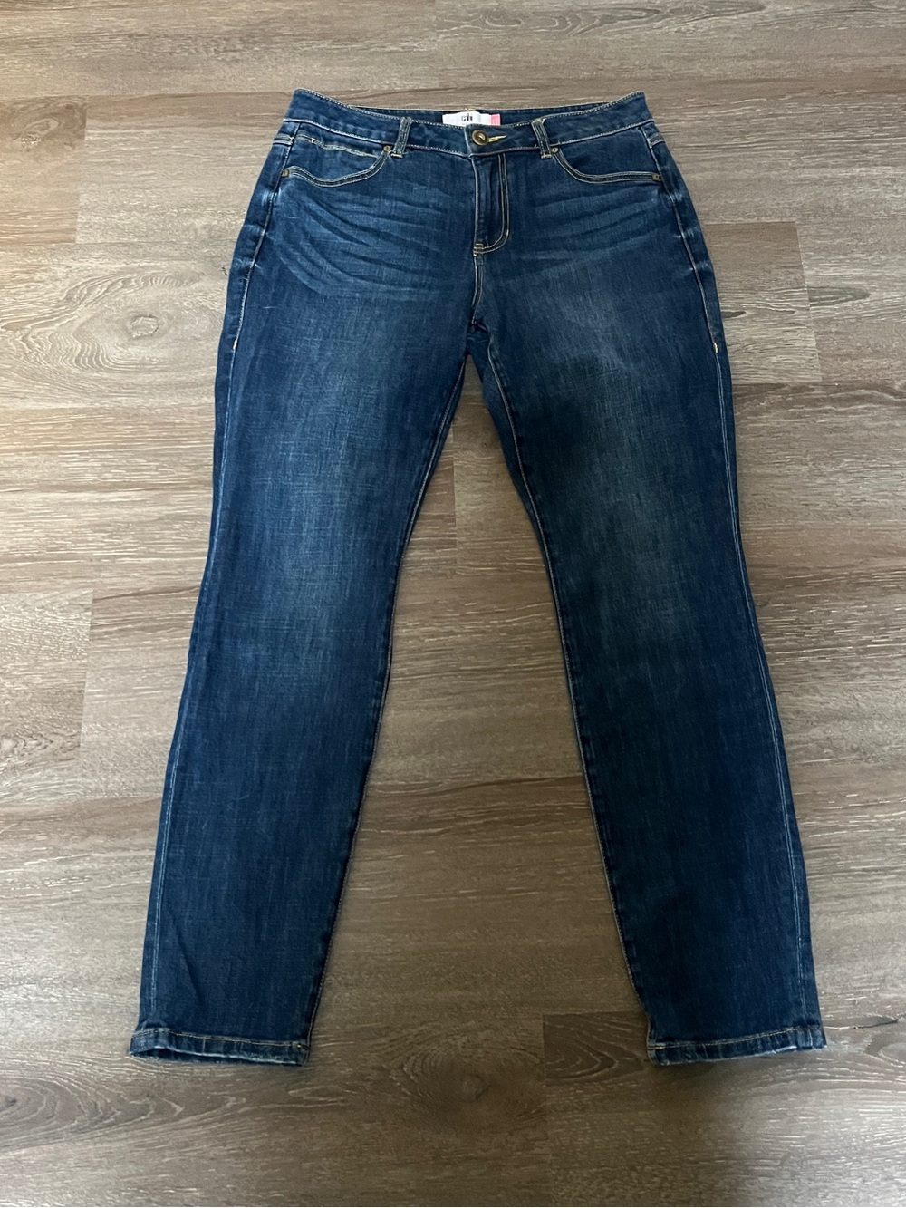 CAbi Dark Blue Skinny Jeans - Slim Stretch size 12